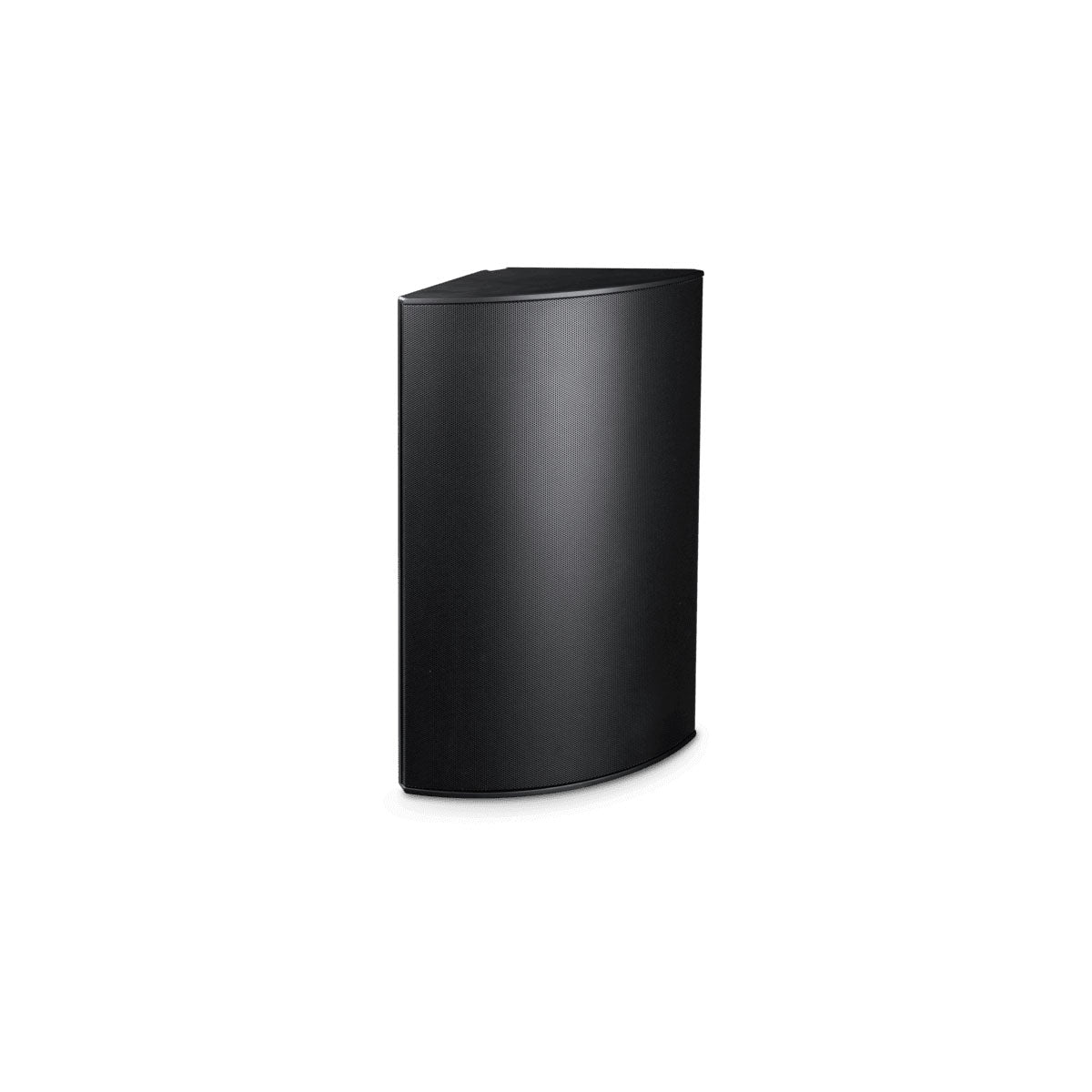 Corner Spkr, 6.5in+Bass Port, 70v/8ohm, IP55, Black