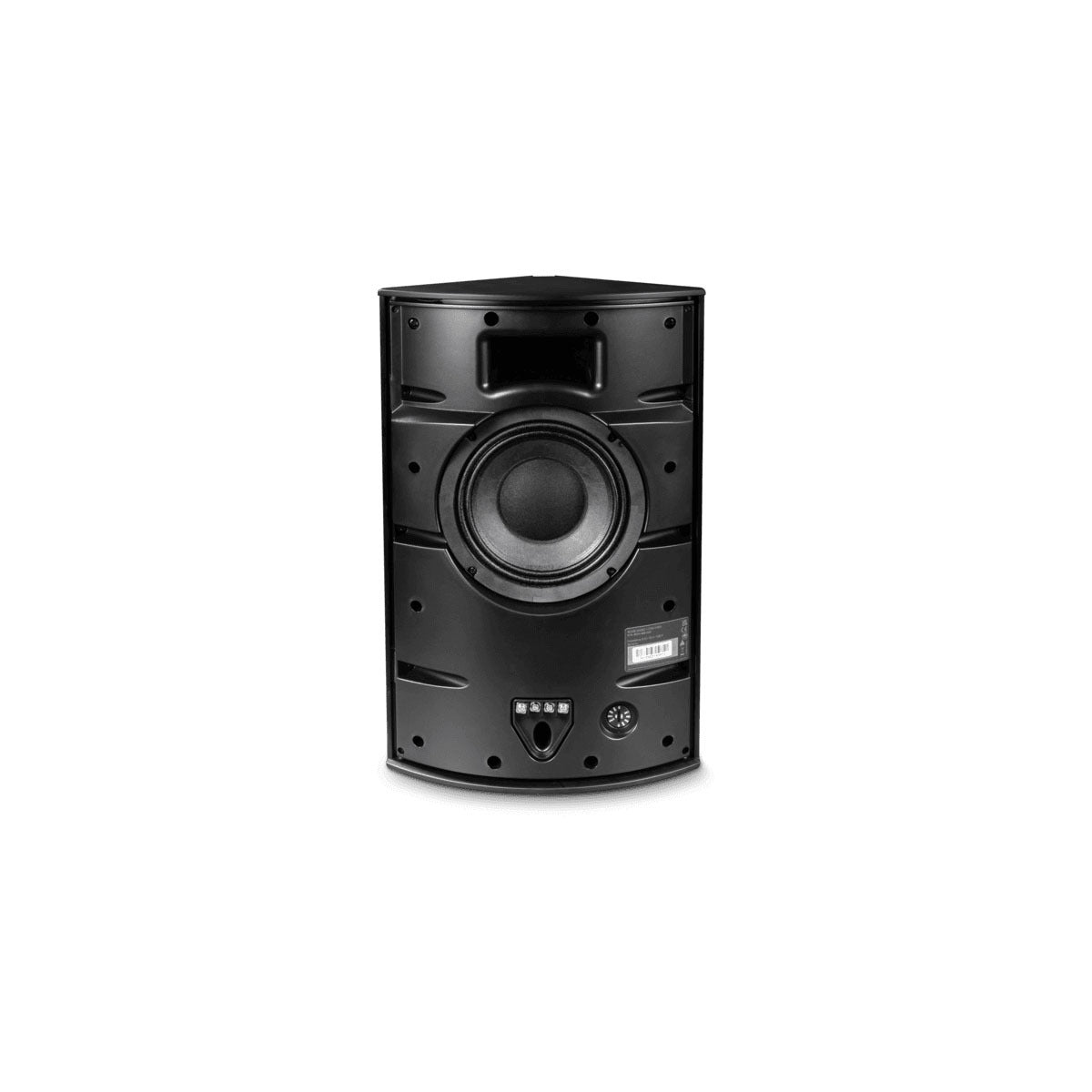 Corner Spkr, 6.5in+Bass Port, 70v/8ohm, IP55, Black