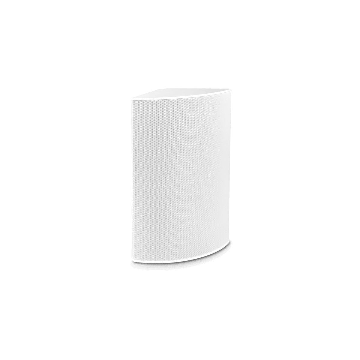 Corner Spkr, 6.5in+Bass Port, 70v/8ohm, IP55, White