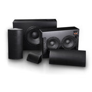 Corner Spkr, 5.25in+Rad, 70v/8Ohm, IP65, Black, *MUST BUY 2*