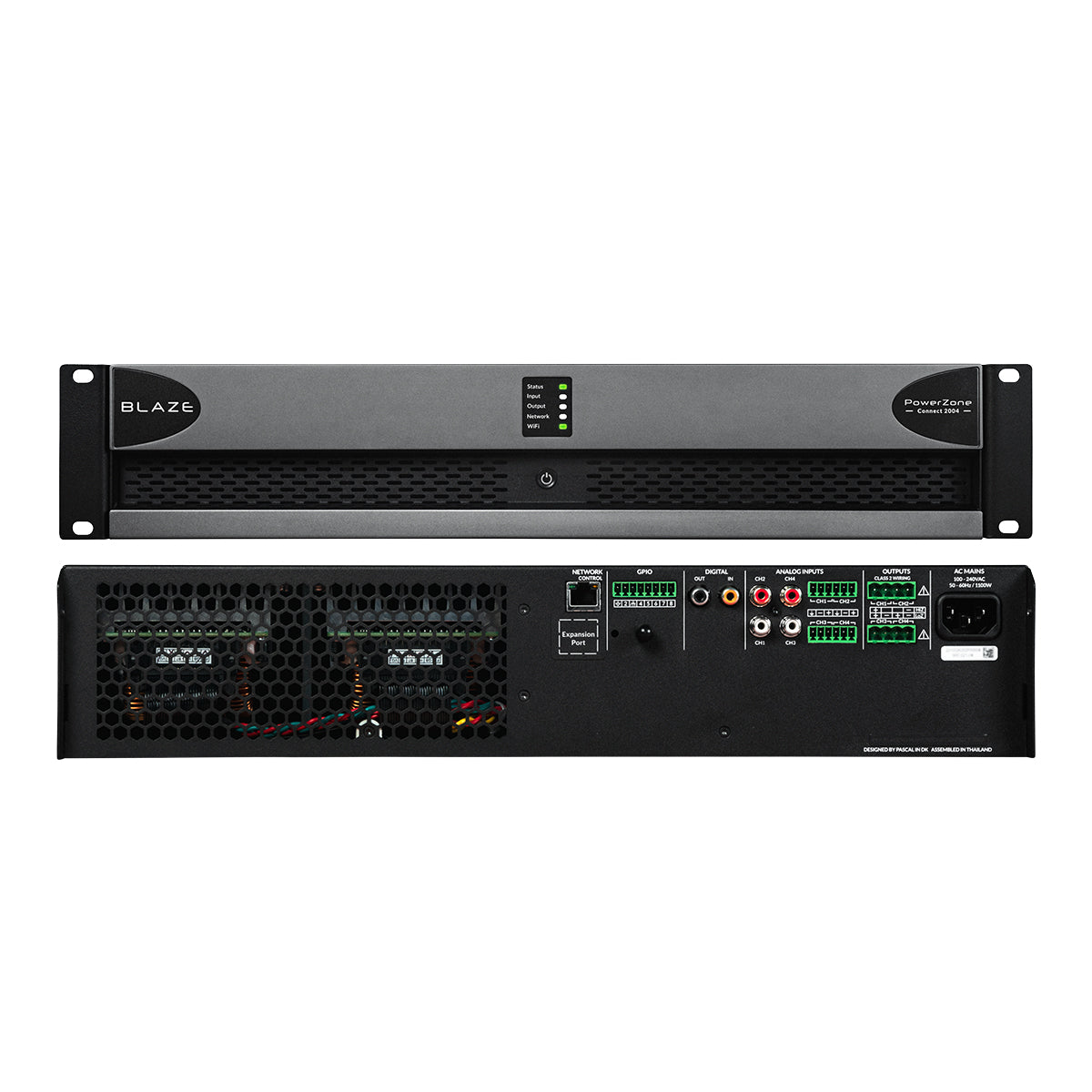 PowerZone Connect 2004 - 10 input 2000w 8 Ohm-70v, 4ch IP Am