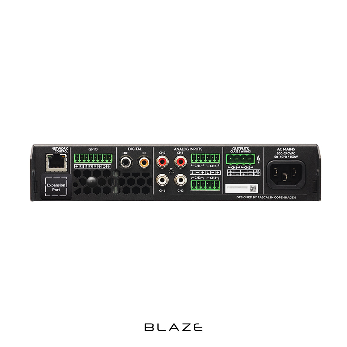PowerZone Connect 252 - 10 input 250w 8 Ohm-70v, 2ch IP Amp