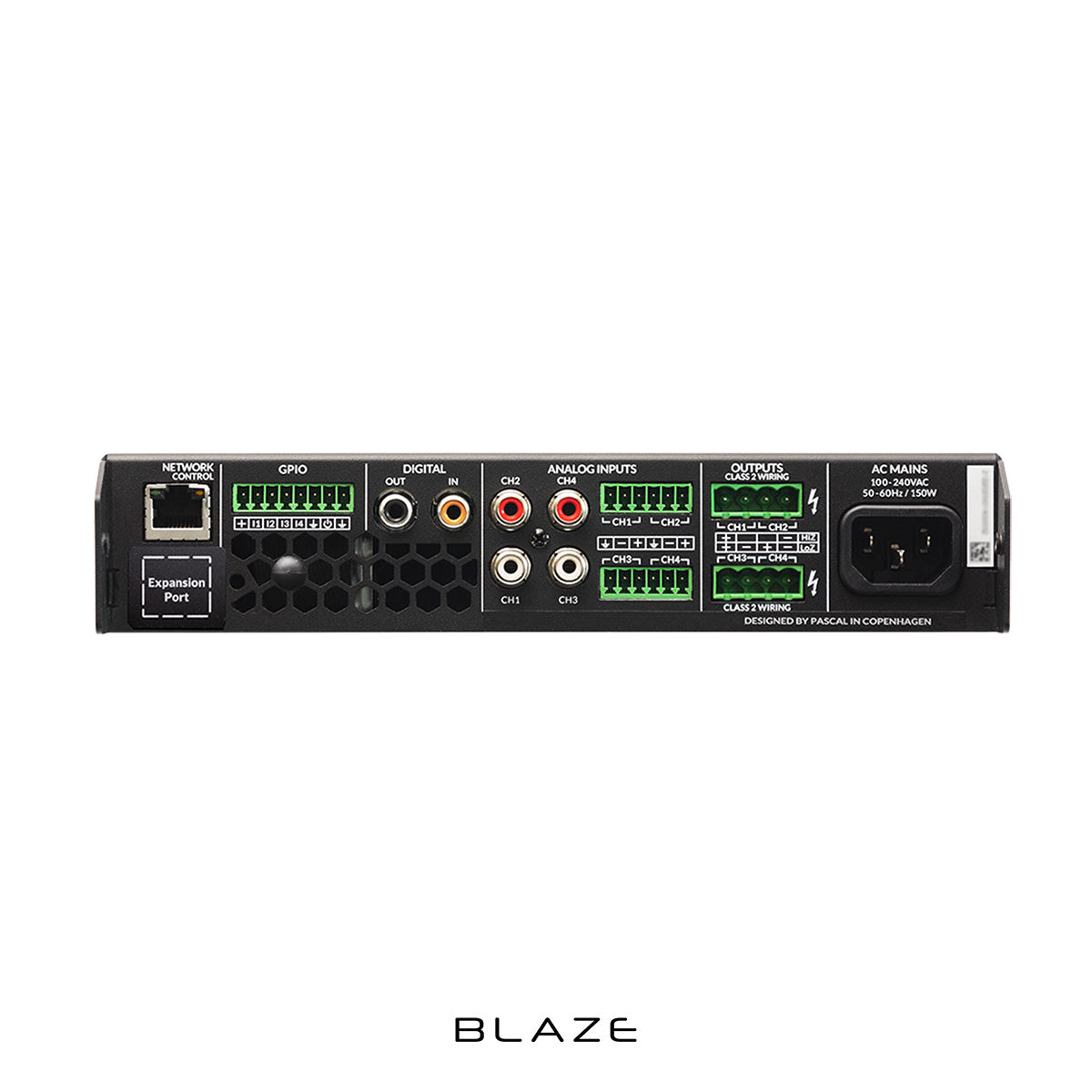 PowerZone Connect 254 - 10 input 240w 8 Ohm-70v, 4ch IP Amp