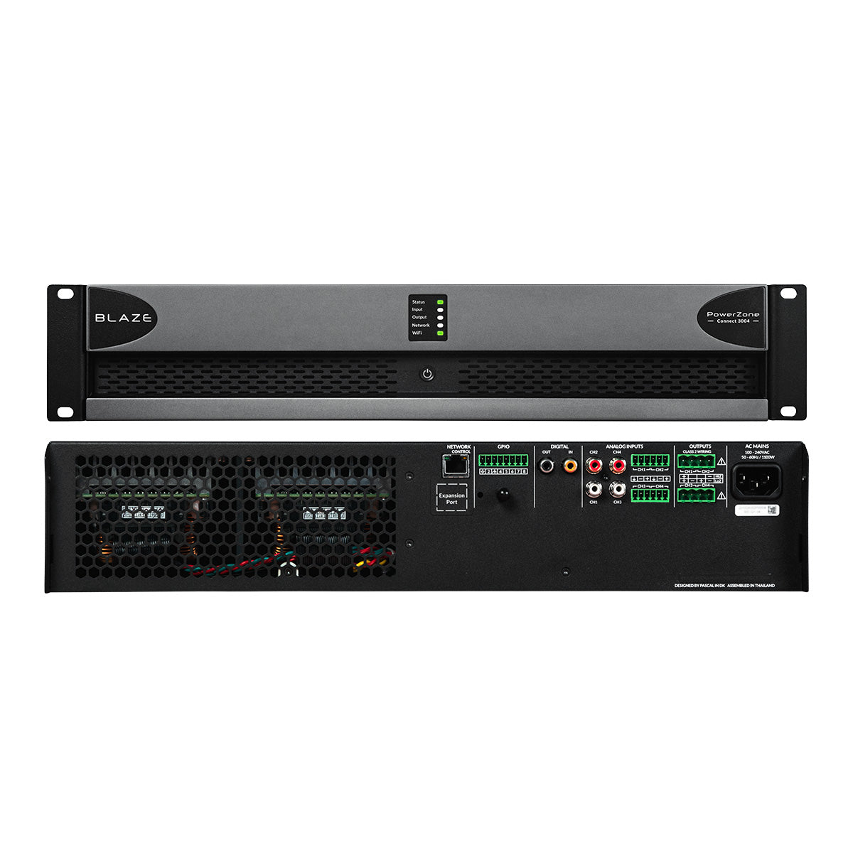 PowerZone Connect 3004 - 10 input 3000w 8 Ohm-70v, 4ch IP Am