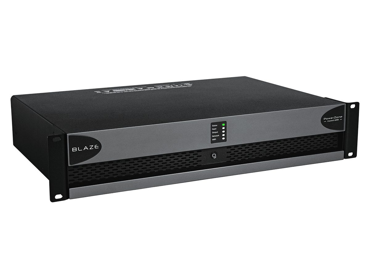 PowerZone Connect 6008 - 2U - 6000w 8Ohm-70v, 8ch IP Amp