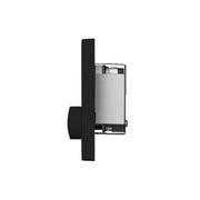 Multi-Zone PoE-powered wall-controller, Single Gang Black