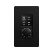 Multi-Zone PoE-powered wall-controller, Single Gang Black