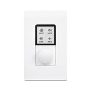 Multi-Zone PoE-powered wall-controller, Single Gang White