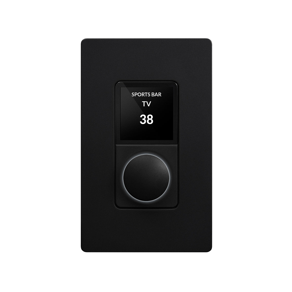 Wall S1 - Networked Smart Controller w-LCD screen, Black