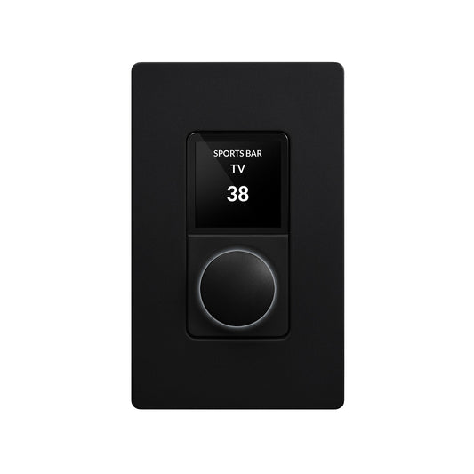 Wall S1 - Networked Smart Controller w-LCD screen, Black