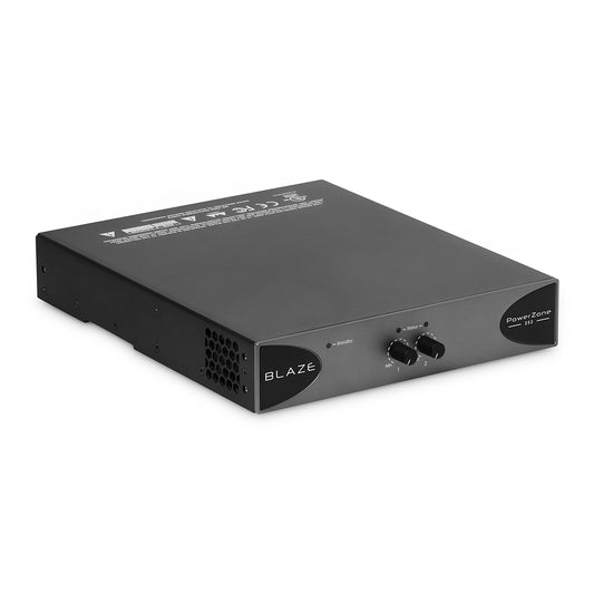PowerZone 252 - 2x125w Bal 2-input 8 Ohm-70v Amp, 1U-Half Rk