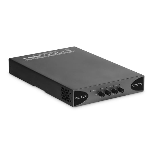 PowerZone 504 - 4x125w Bal 4-input 8 Ohm-70v Amp, 1U-Half Rk