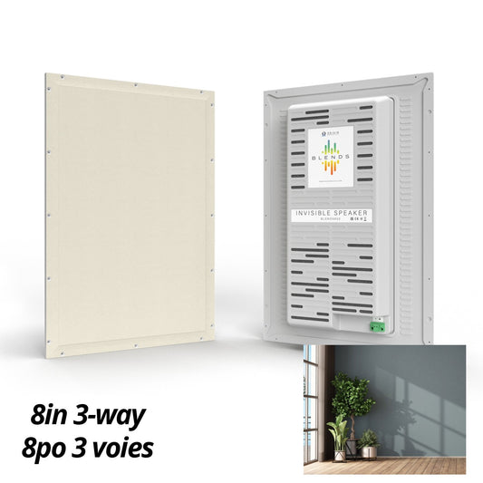 8in 3-way Full Range, BLENDS Invisible Speaker