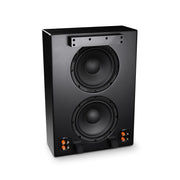 Shallow 8in+Passive Radiator, on-wall passive subwoofer, BLK
