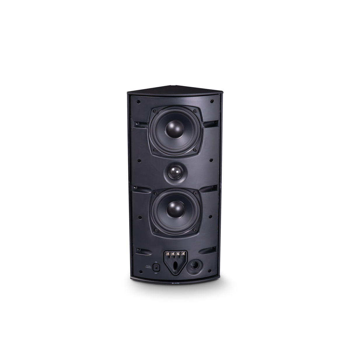 Corner Spkr, 4in+Rad, 8Ohm Only, IP65, Black, *MUST BUY 2*