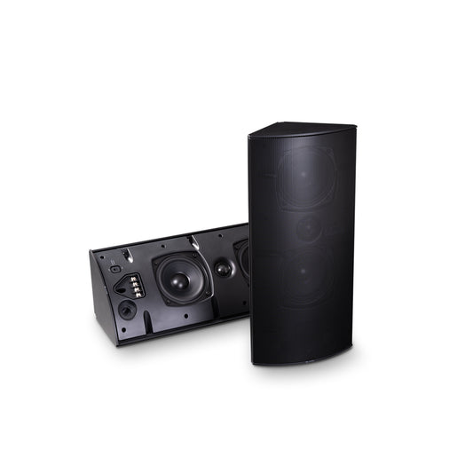 Corner Spkr, 4in+Rad, 8Ohm Only, IP65, Black, *MUST BUY 2*