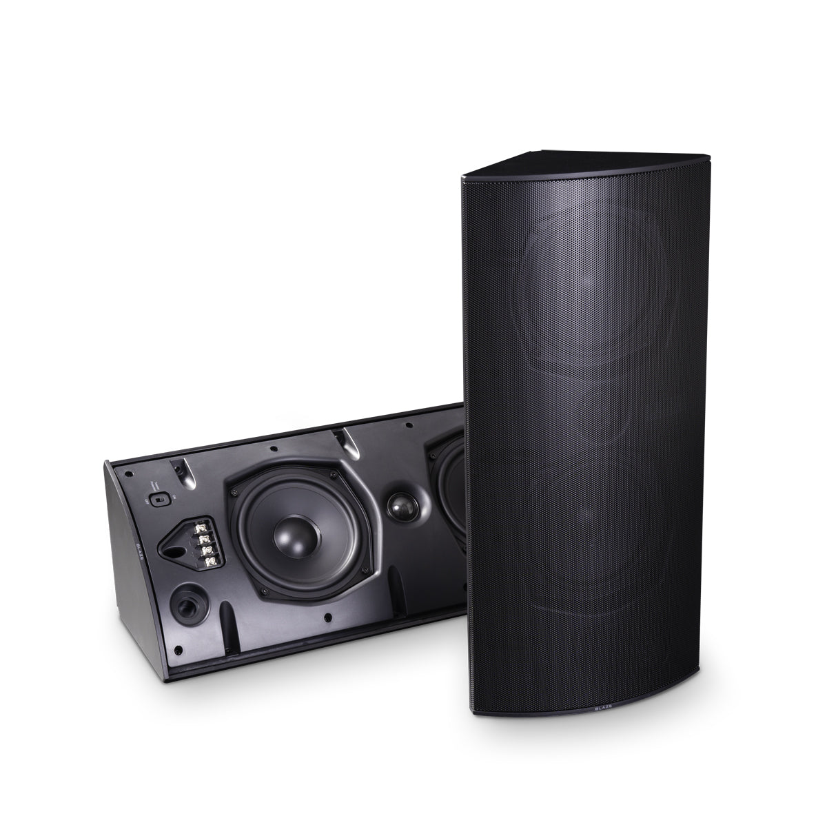 Corner Spkr, 5.25in+Rad, 8Ohm Only, IP65, Black, *MUST BUY 2