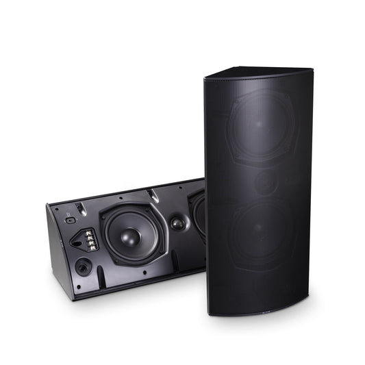 Corner Spkr, 5.25in+Rad, 8Ohm Only, IP65, Black, *MUST BUY 2