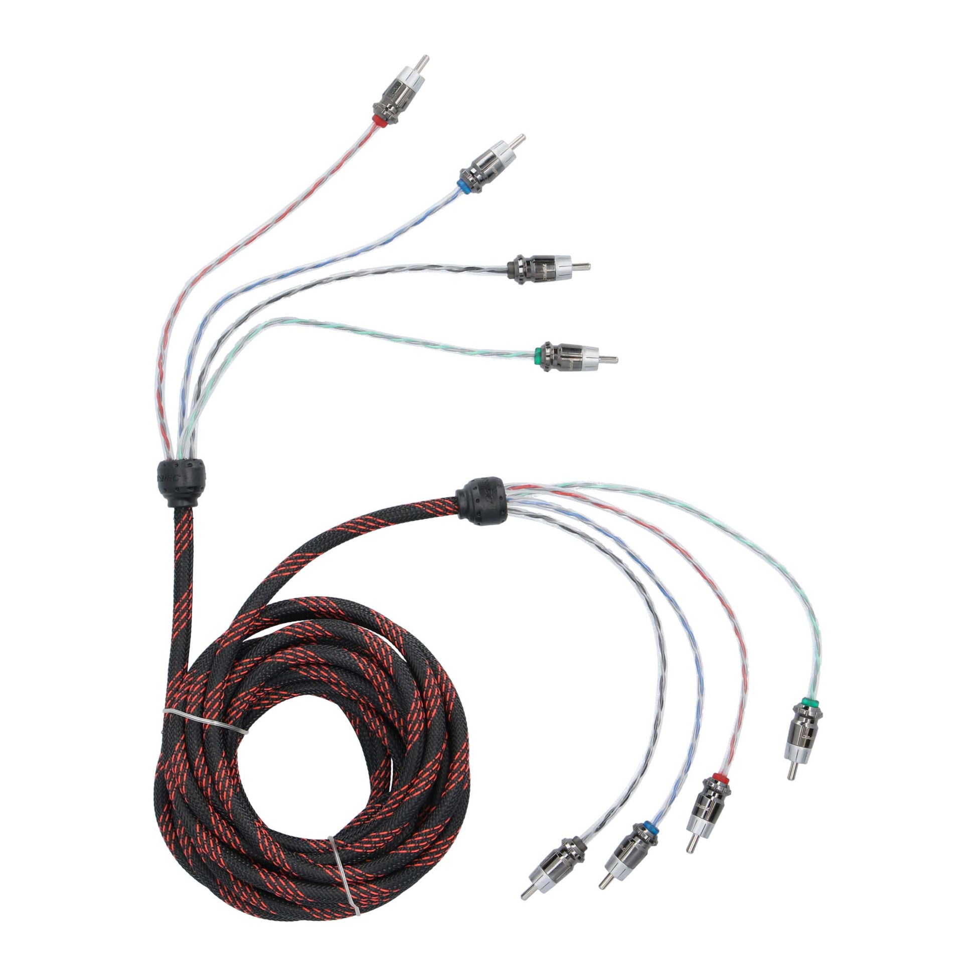 V12 4-Channel RCA Cable | 17 ft.