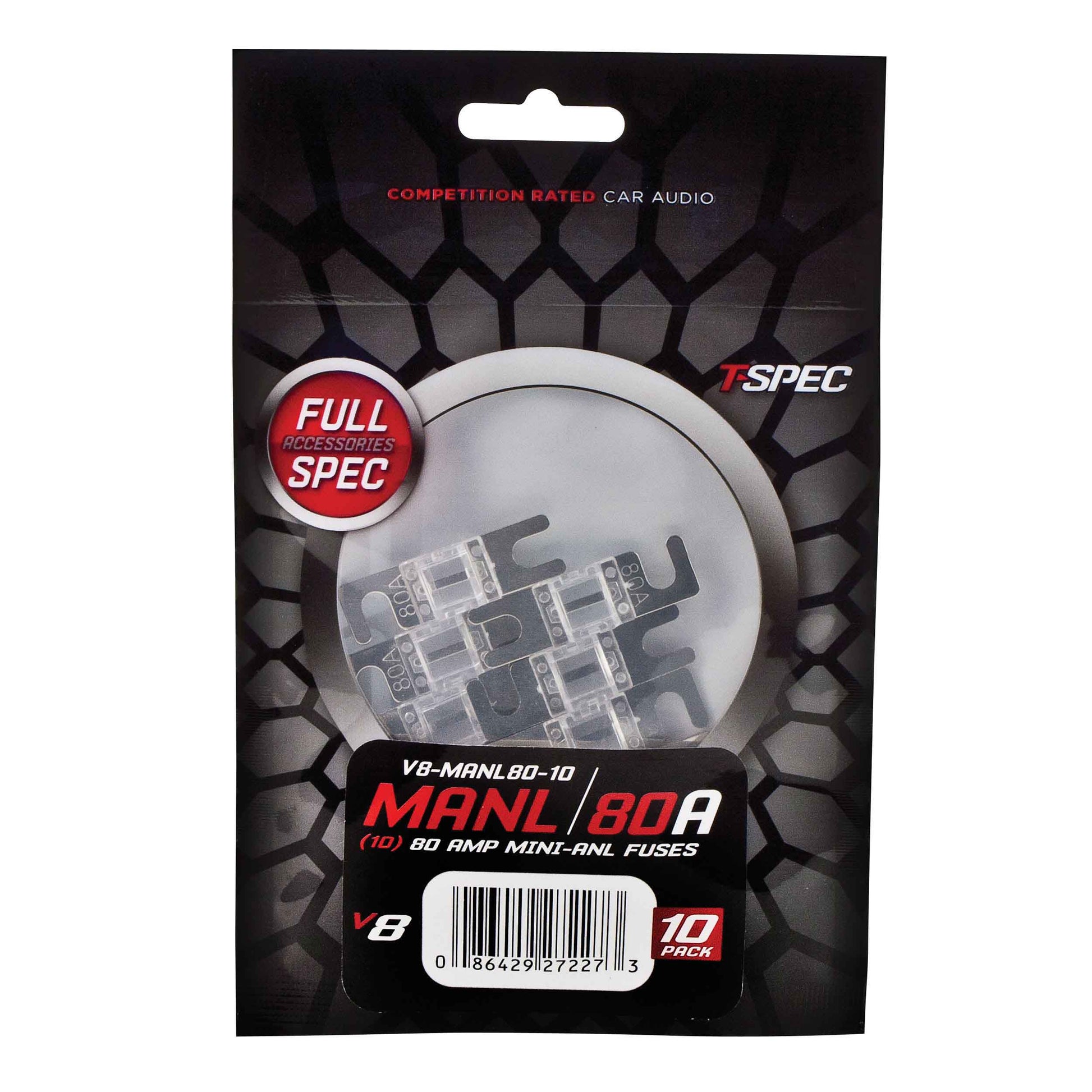 V8 MINI ANL Fuses | 80A | 2 Pack