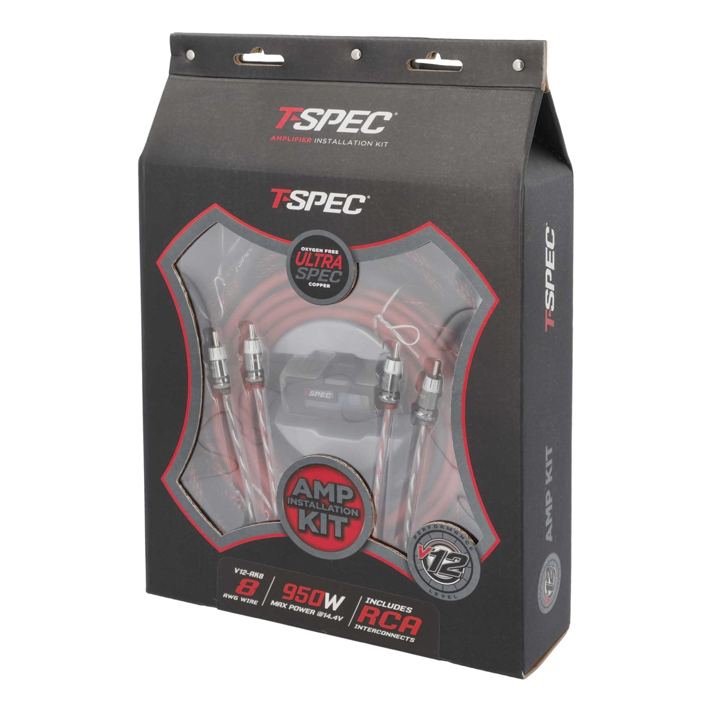 V12 Amp Kit with RCA | 8 AWG | 950W