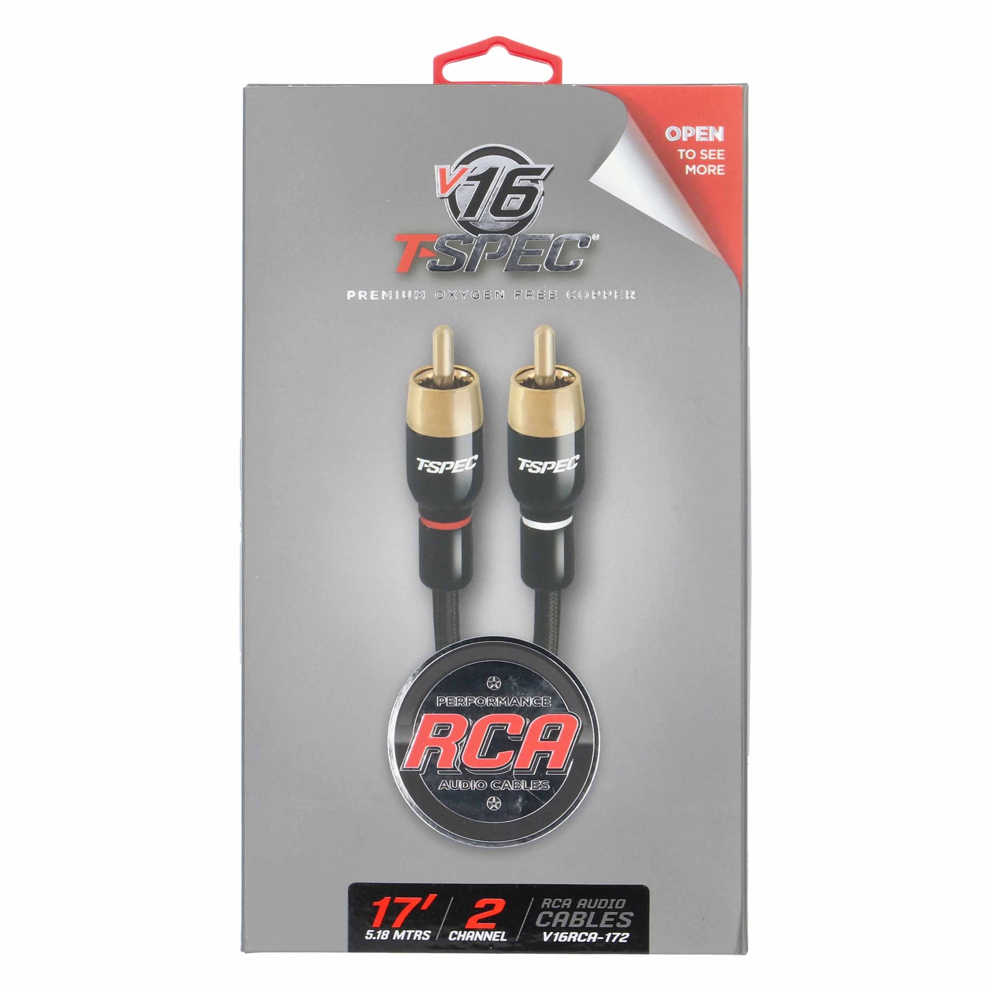 V16 2-Channel RCA Cable | 17 ft.