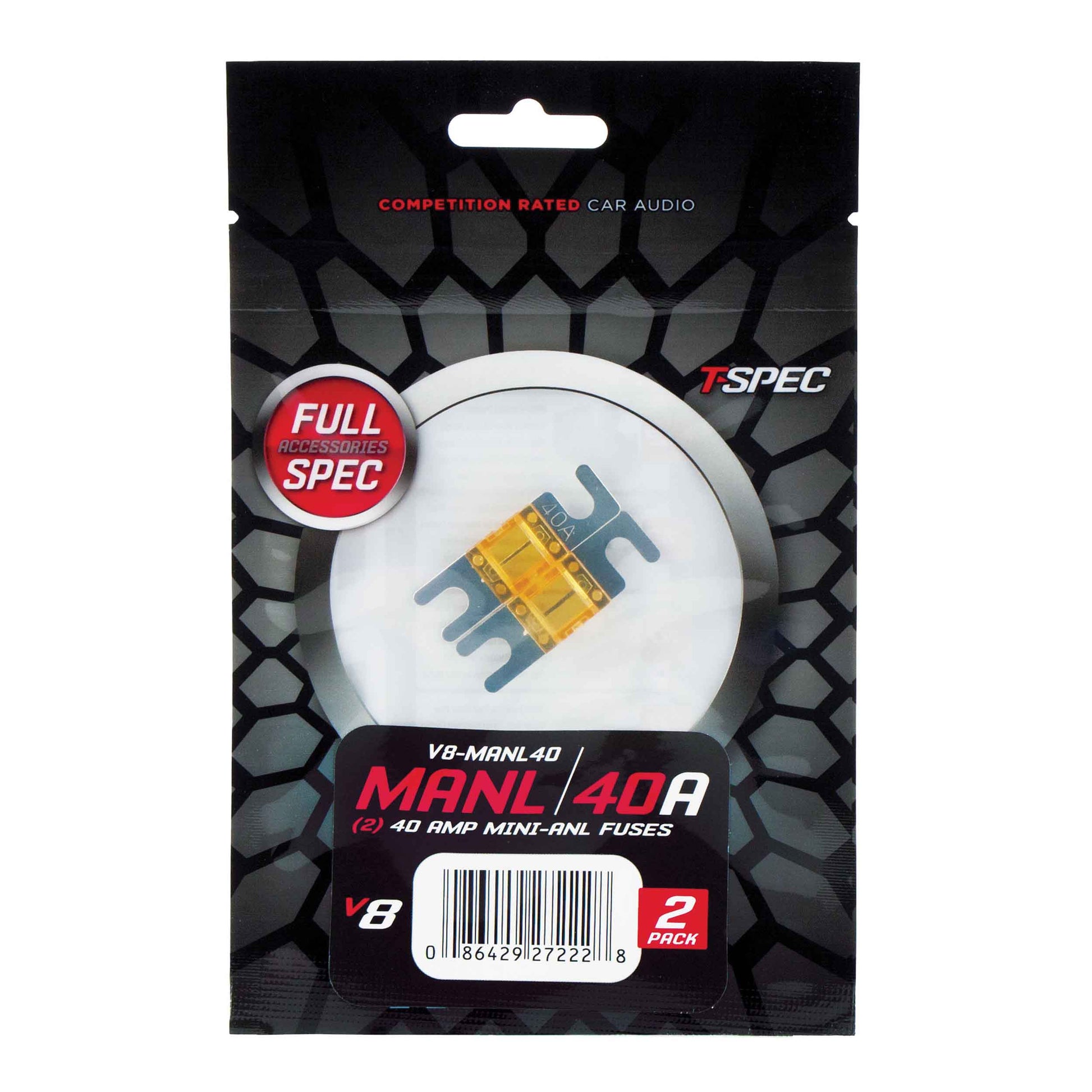 V8 MINI ANL Fuses | 40A | 2 Pack