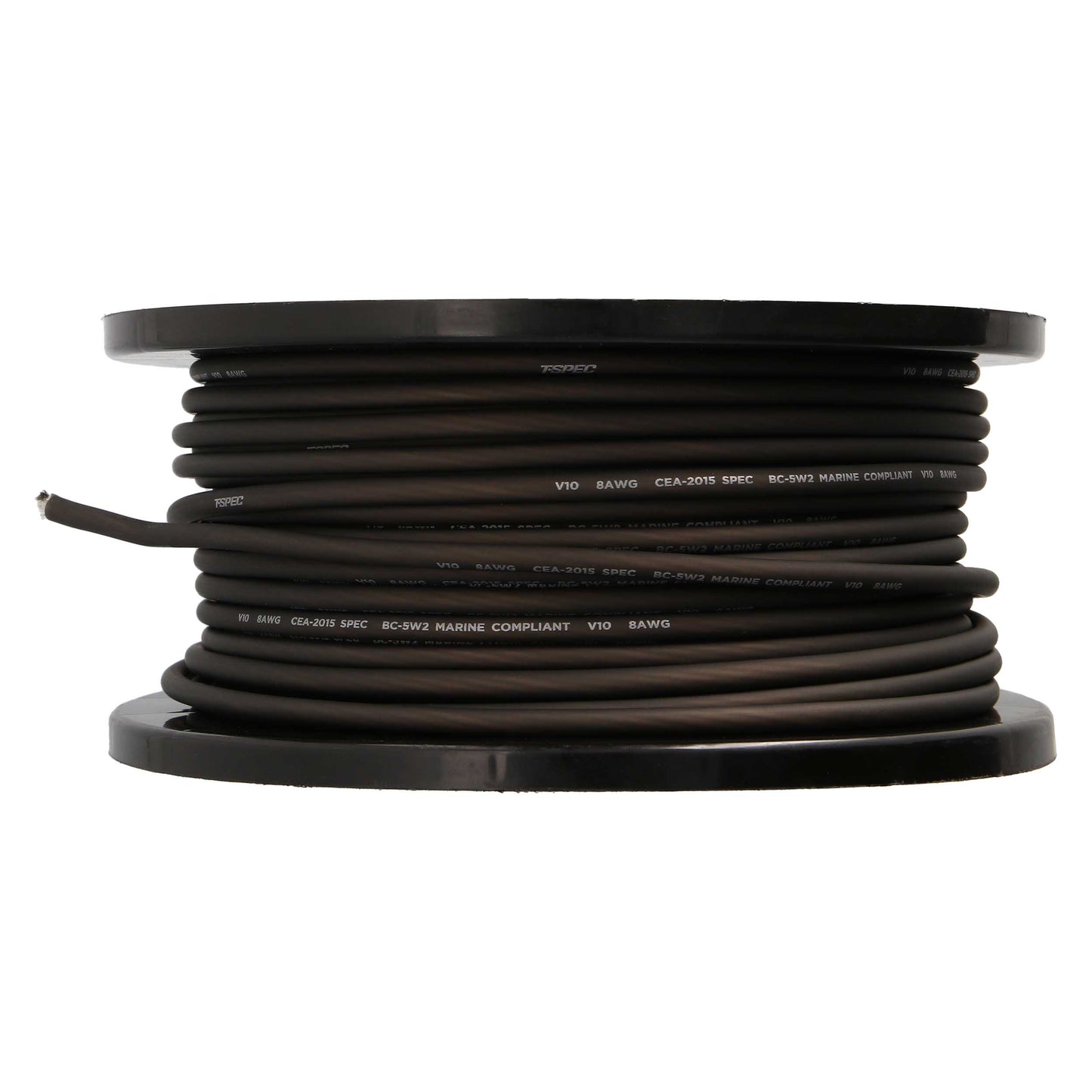 V10 OFC Tinned Ground Wire | 8 AWG | 250 ft. | Black