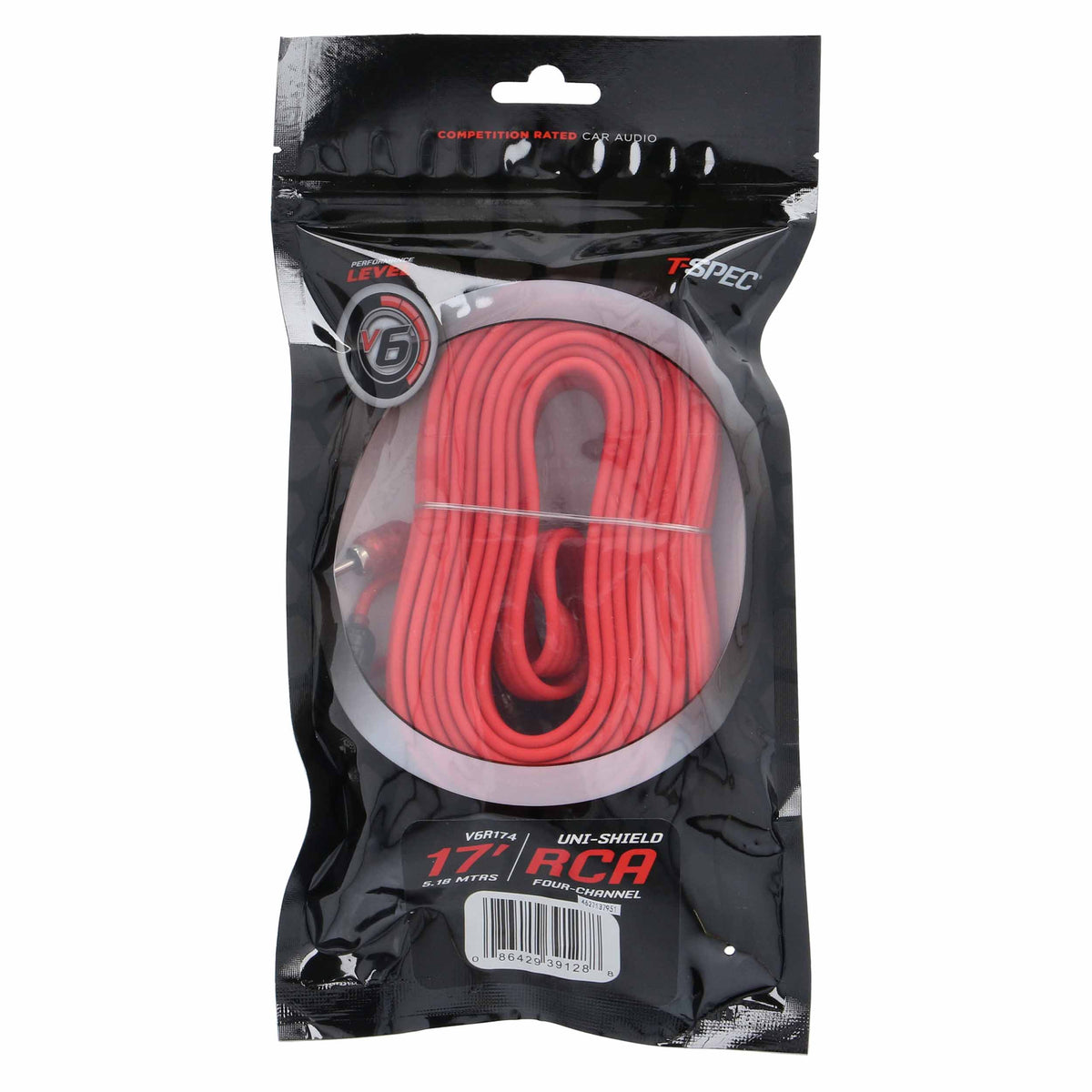 V6 4-Channel RCA Cable | 17 ft.