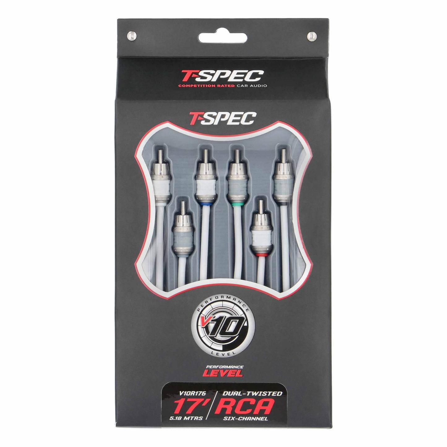 V10 6-Channel RCA Cable | 17 ft.