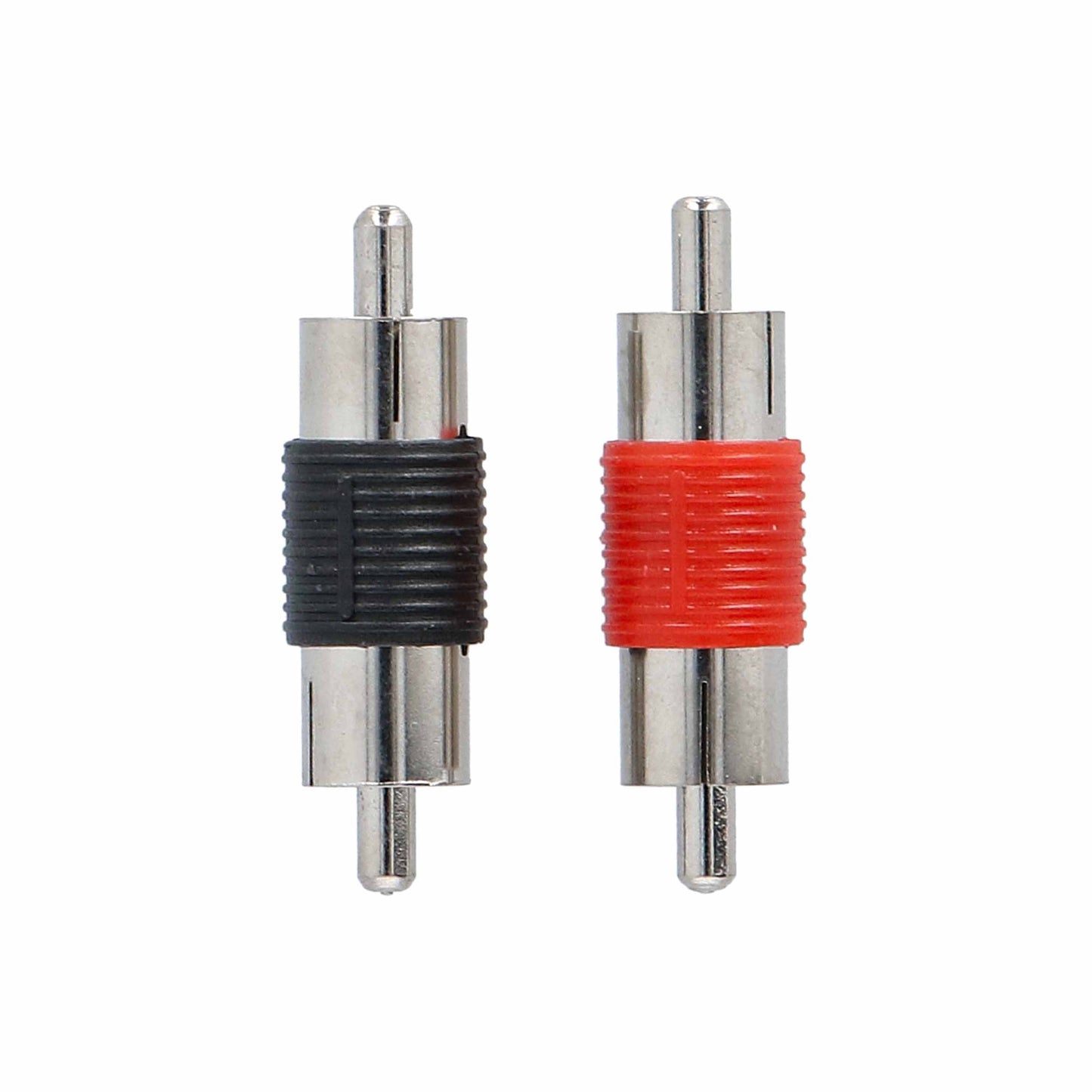 V6 RCA Barrel Adapter | Male to Male | 2 Pack