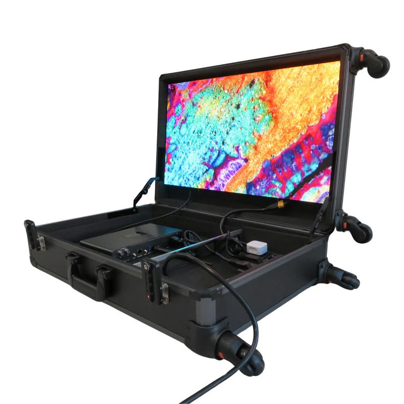 Demo Suitcase of I Series panel with 0.9 Pixel Pitch