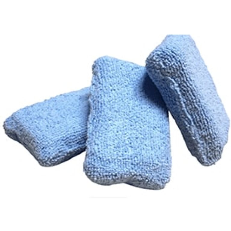 The Rag Company 2 x 4 Terry Detailing Sponge – BLUE 50204SPONGETERRY2X4BLU