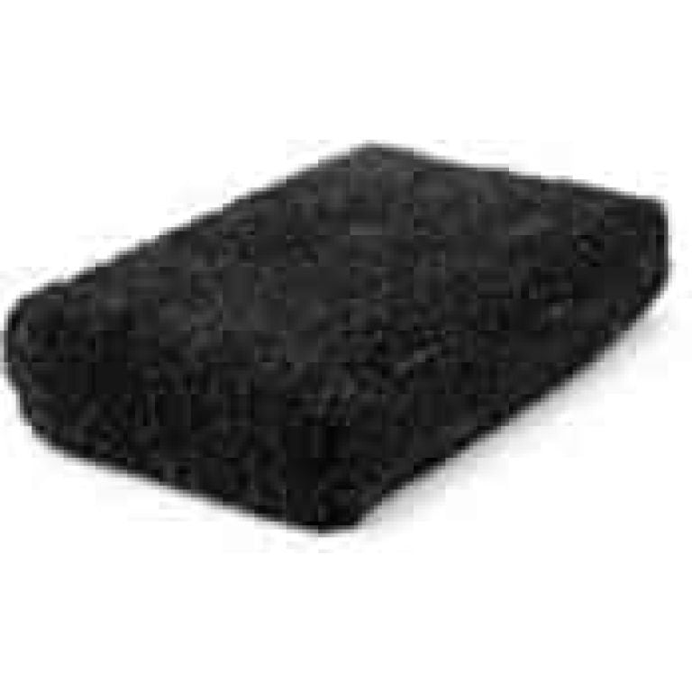 The Rag Company 3 x 5 Terry Detailing Sponge – BLACK 50305SPONGETERRY3X5BLK