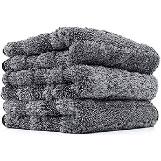 The Rag Company 20 x 30 The GAUNTLET Hybrid Twist DRYING Towel – GREY (Light/Dark) 12030GAUNTLETDRYGRY