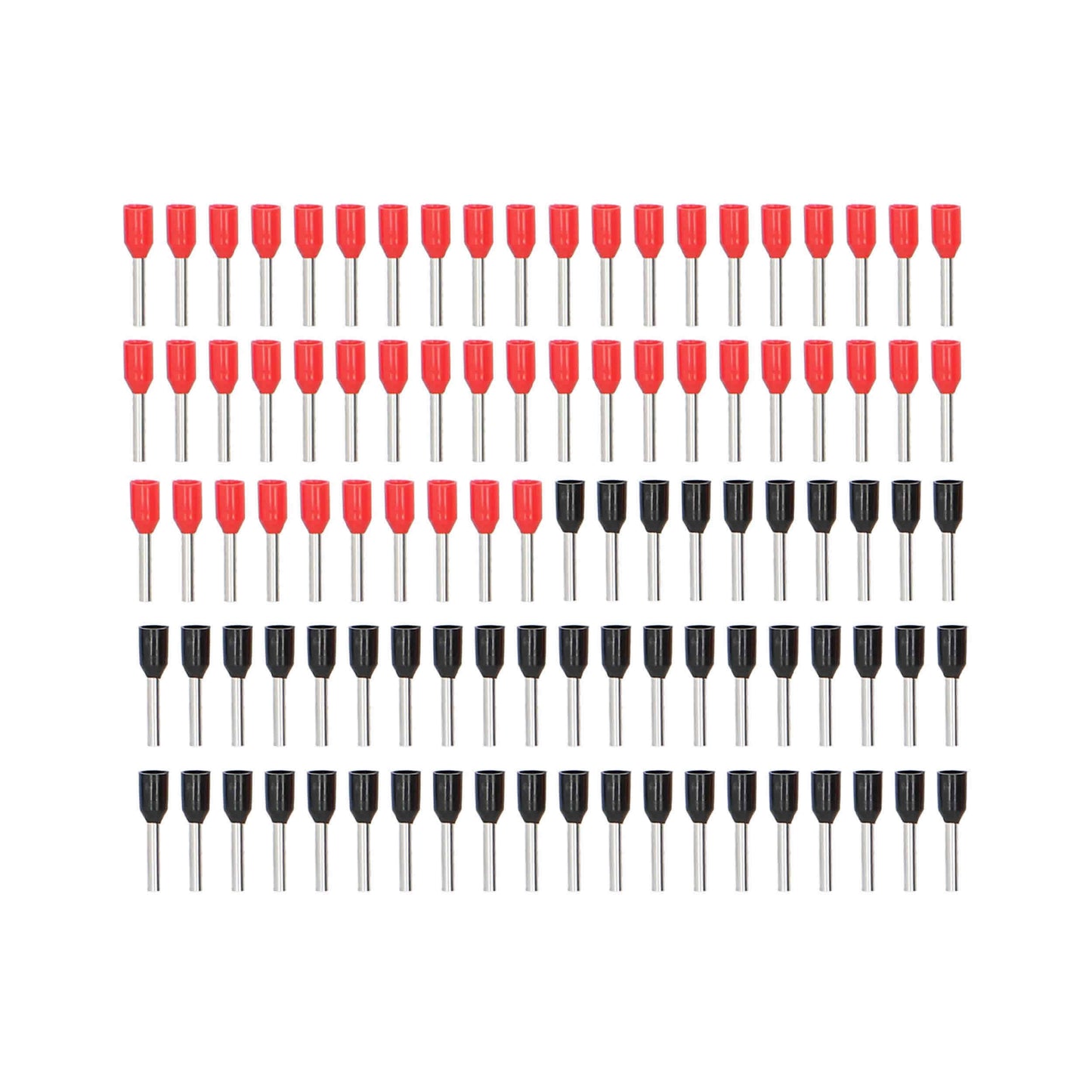 Ferrules Refill Pack | 16/18GA | Red/Black | 100 Piece