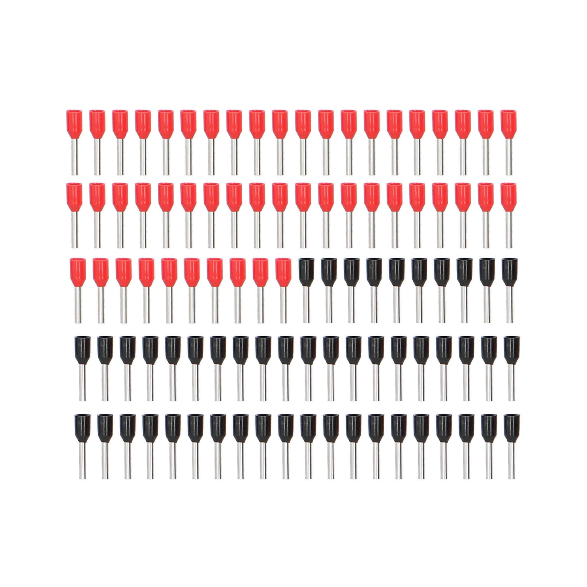 Ferrules Refill Pack | 16/18GA | Red/Black | 100 Piece