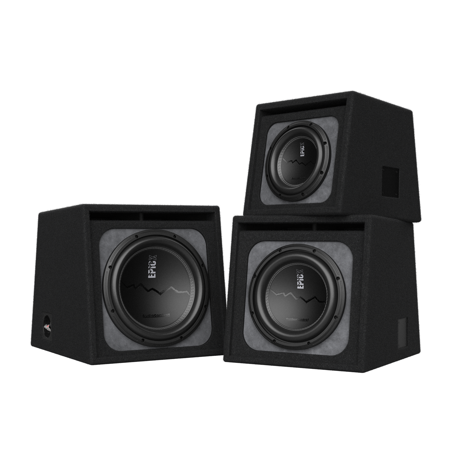EPICX Series Loaded Vented Subwoofer Enclosure, 400W/500W RMS | 8" 10" 12"