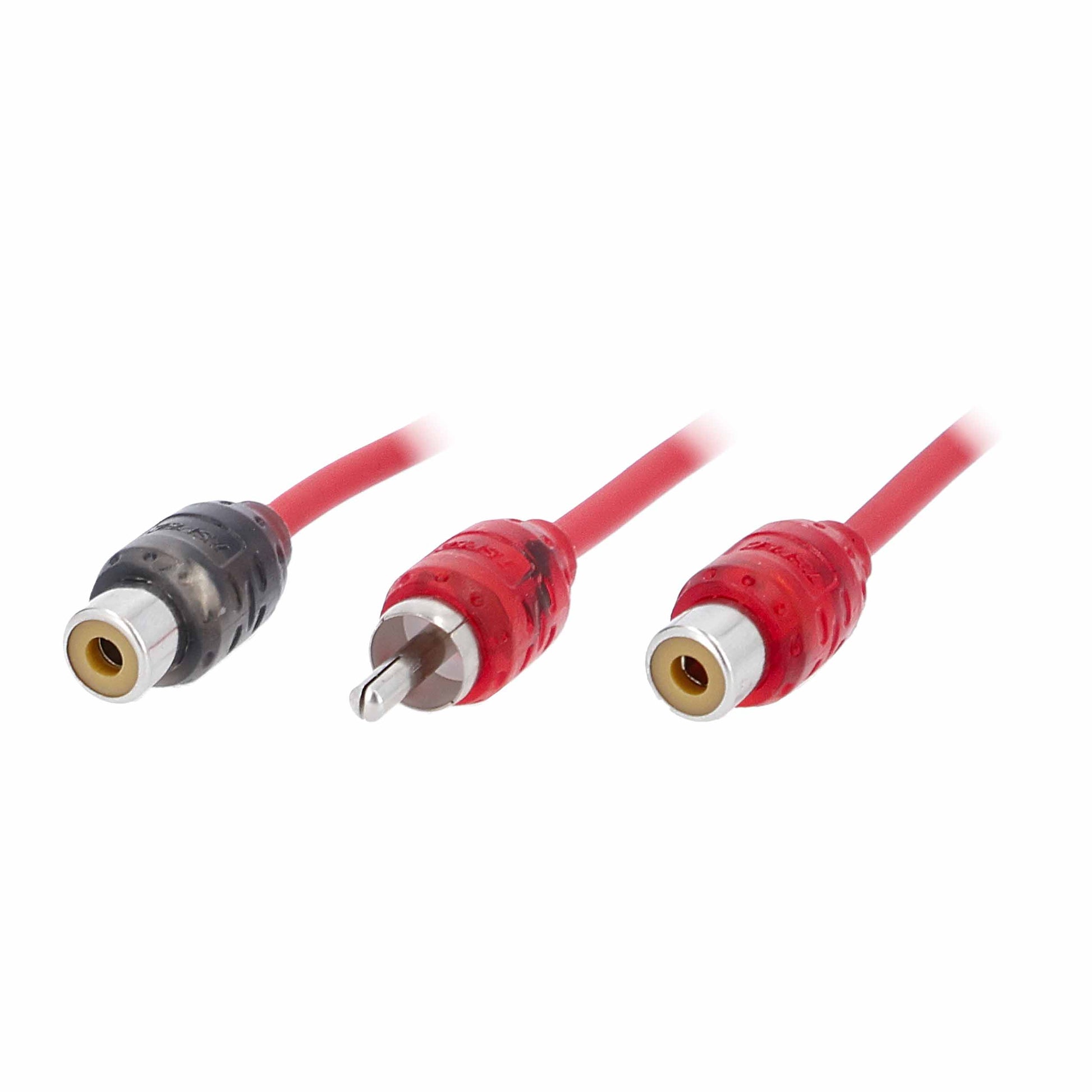 V6 1 Male to 2 Female 2-Channel RCA Y Cable | 10 in.
