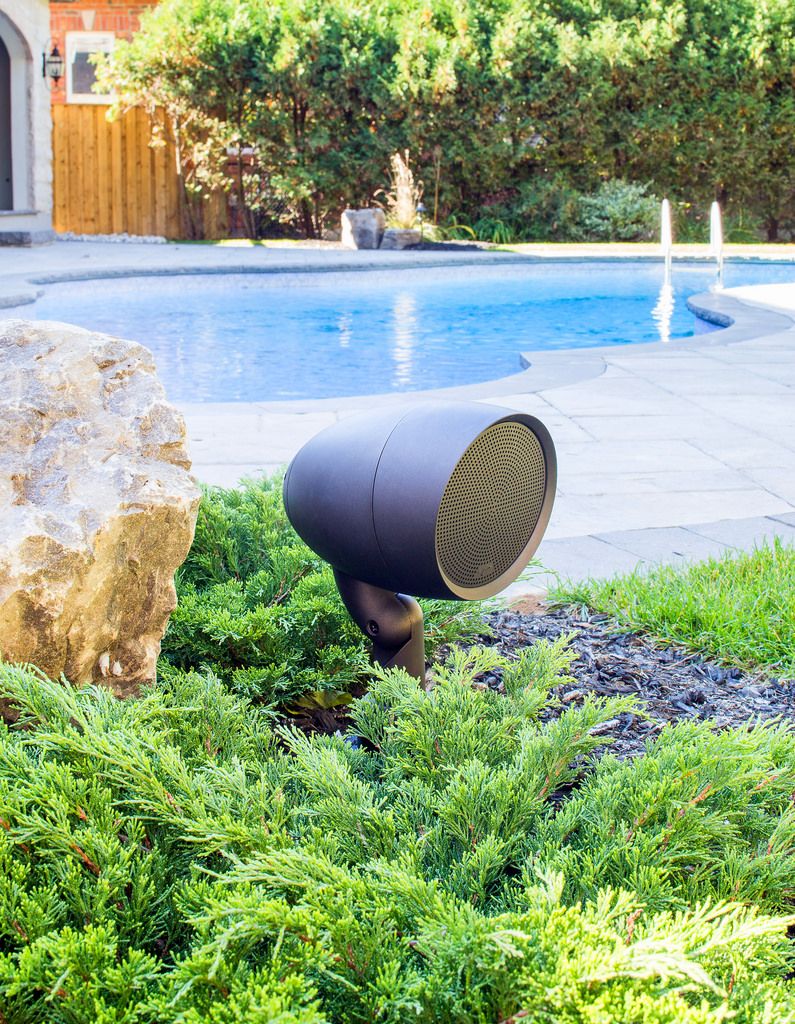 Paradigm® Garden Oasis 4" Satin Bronze Outdoor Satellite Speaker