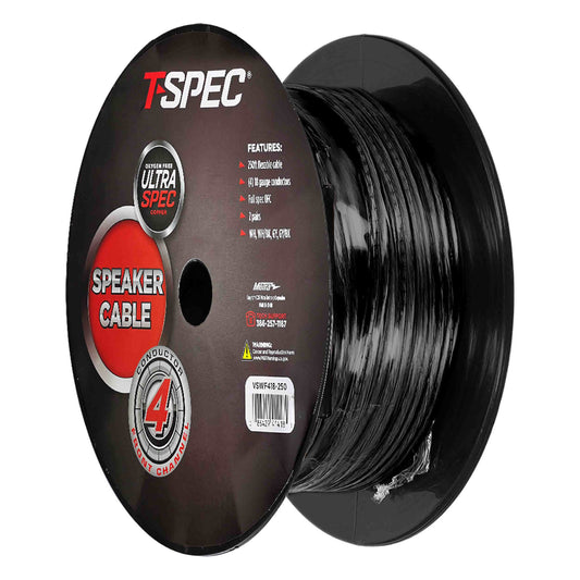 Front Channel Speaker Cable | 4 Conductor | 18 GA | 250 ft.