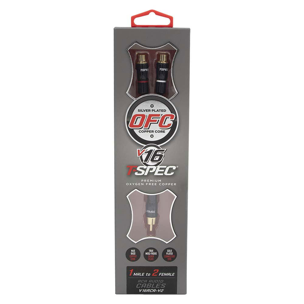 V16 RCA Y Cable | 1 Male to 2 Female
