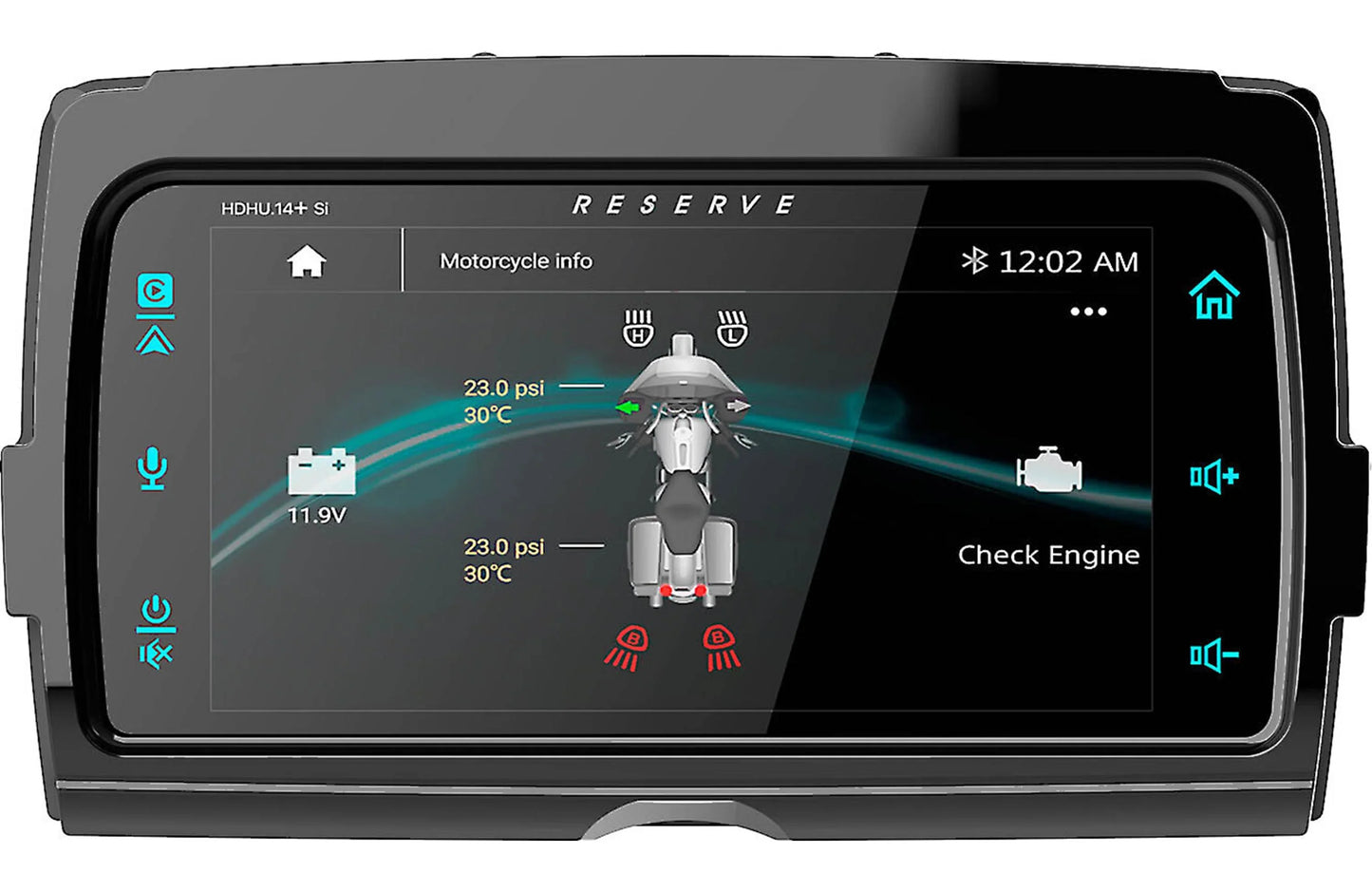 Soundstream HDHU.14Si Motorcyle Head Unit for 2014+ Harley Davison Touring Motorcycles