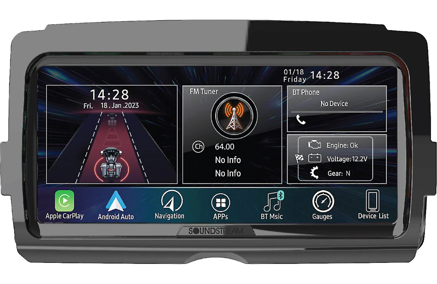 Soundstream V2 2014+ Harley Davidson Reserve 8.3” Plug and Play Head Unit