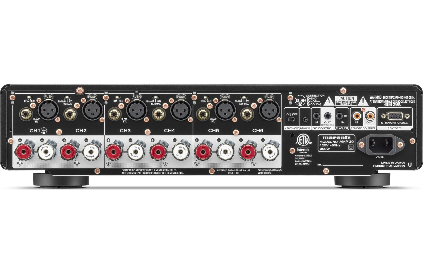 Marantz AMP 30 Slimline 6 Channel Power Amplifier
