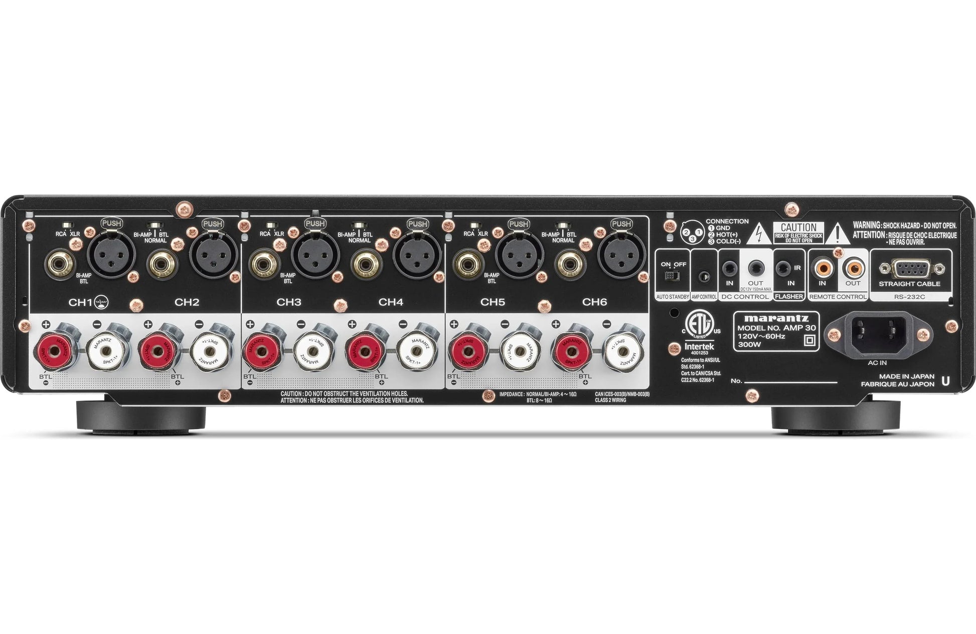 Marantz AMP 30 Slimline 6 Channel Power Amplifier