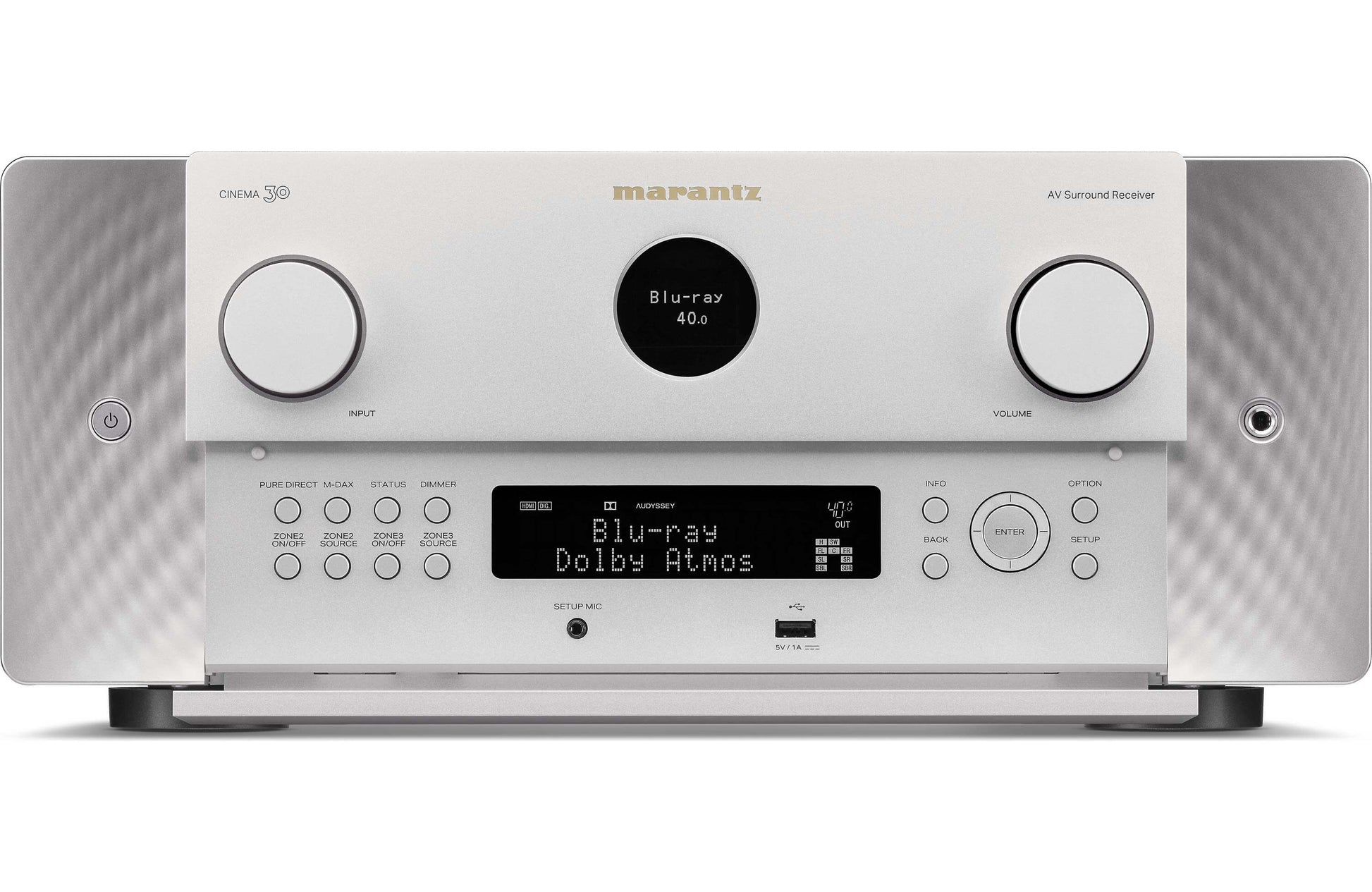 Marantz Cinema 30 11.4 Channel Reference 8K A/V Receiver with Dolby Atmos and Built-In Streaming Open Box