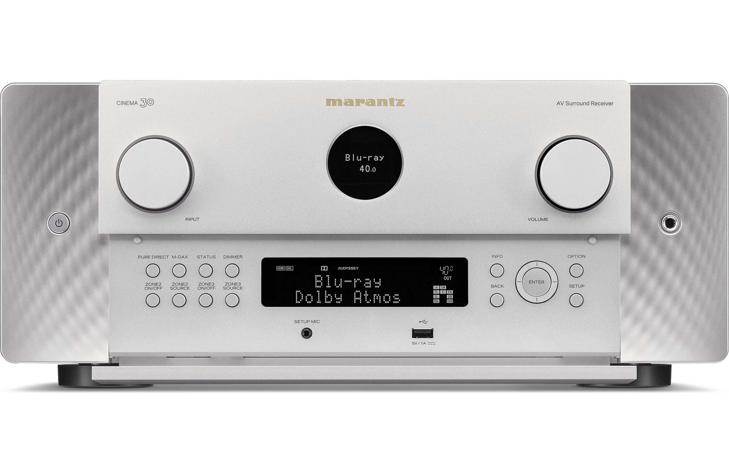 Marantz Cinema 30 11.4 Channel Reference 8K A/V Receiver with Dolby Atmos and Built-In Streaming Open Box