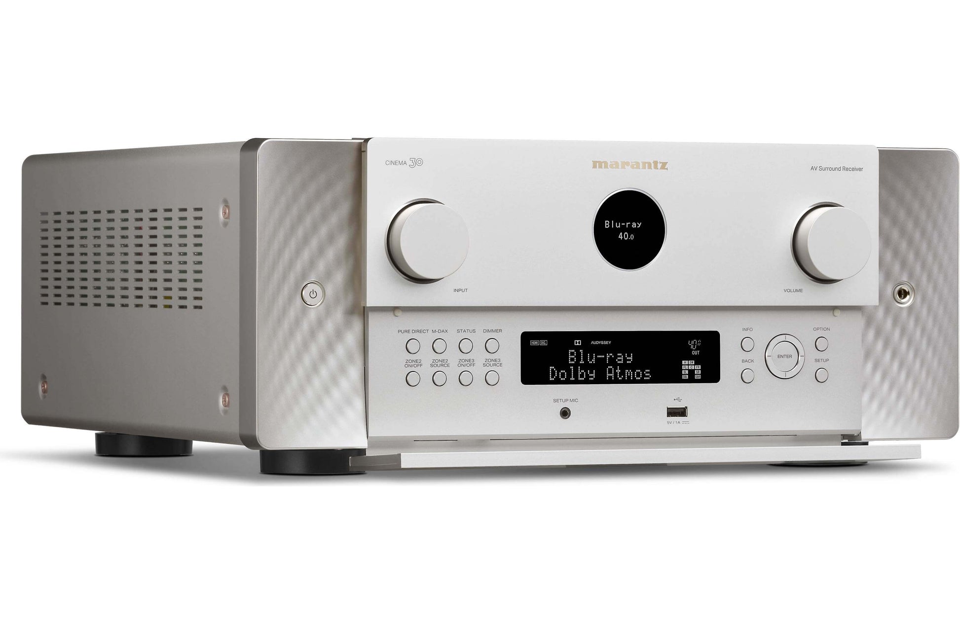 Marantz Cinema 30 11.4 Channel Reference 8K A/V Receiver with Dolby Atmos and Built-In Streaming