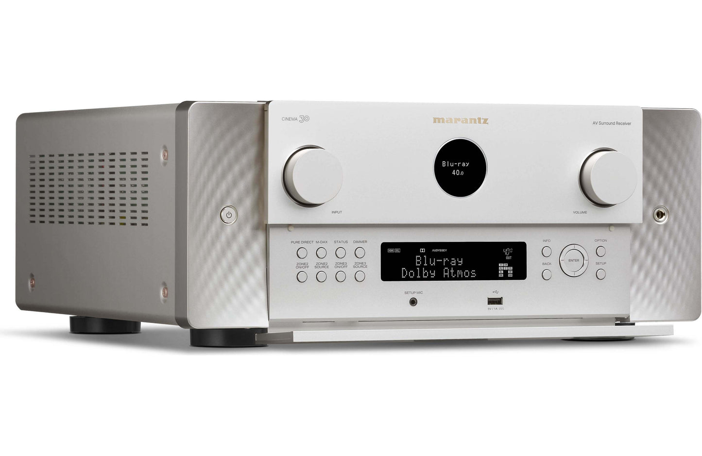 Marantz Cinema 30 11.4 Channel Reference 8K A/V Receiver with Dolby Atmos and Built-In Streaming